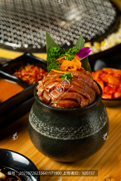調(diào)味豬排肉