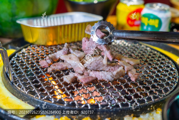 烤精品五花肉