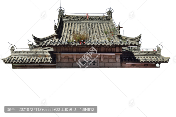 華山金鎖門門頭