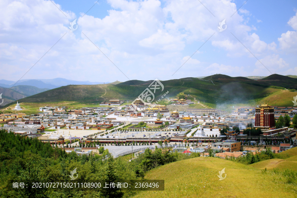 合作寺院全景