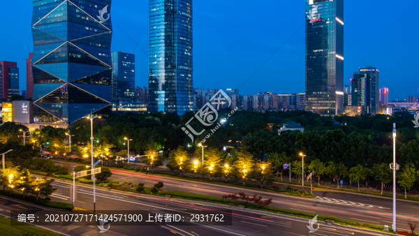 南京河西CBD夜景