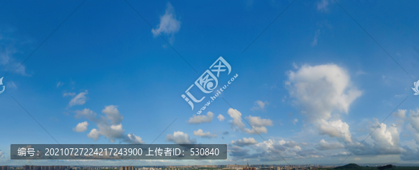 云景城市景觀橫圖