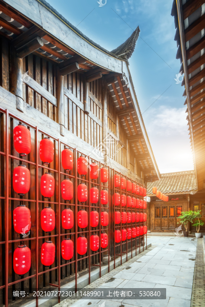 四川成都寬窄巷子風(fēng)光