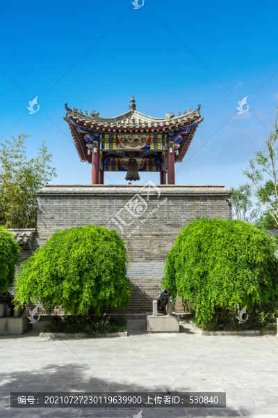 古建筑城樓城墻街景