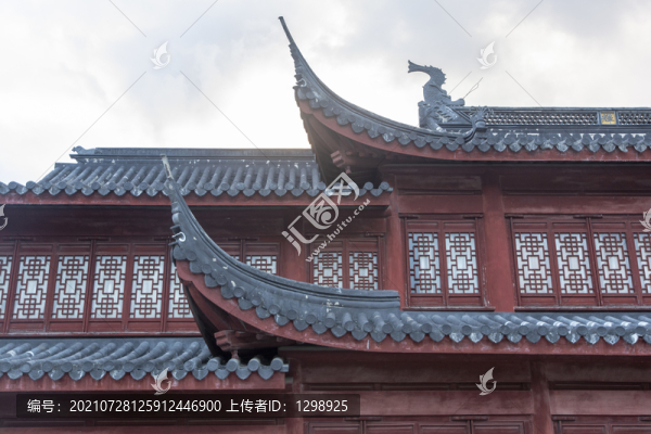 中式古建筑檐角