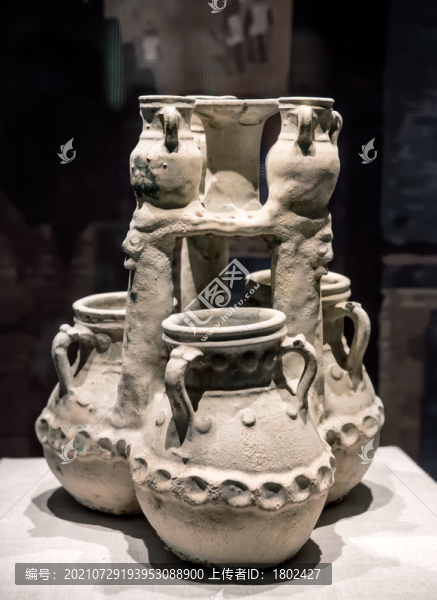 伊朗青釉多聯(lián)壺