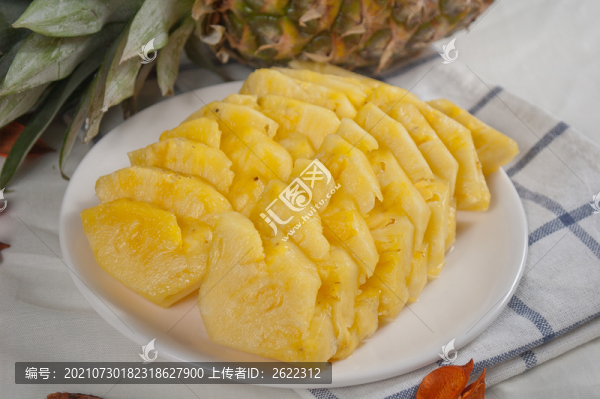菠蘿切片特寫