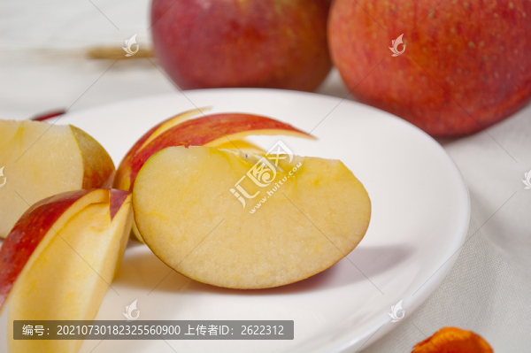 蘋果切片特寫