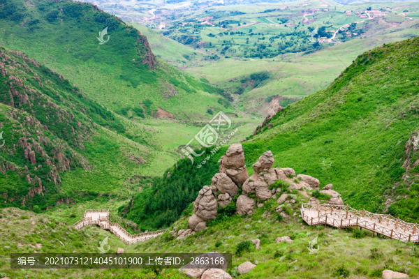 天路沿線的山地景觀