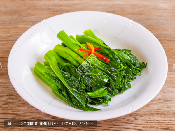 白灼菜心
