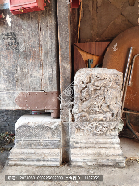 北京黃米胡同9號方形門墩