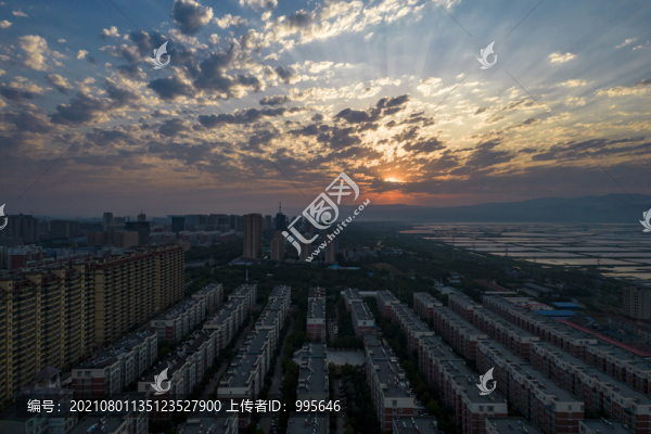 早晨的山西運(yùn)城市區(qū)