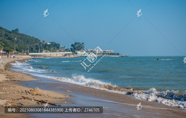 廈門環(huán)島路音樂廣場附近的海灘