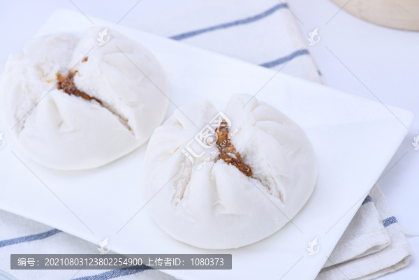 玫瑰豆沙包