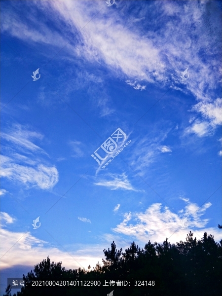 藍天白云