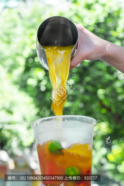 繽紛霸氣水果茶