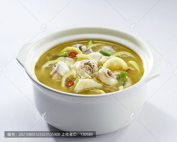 檸檬酸菜魚側(cè)面全景深