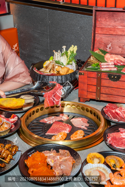 自助烤肉海報