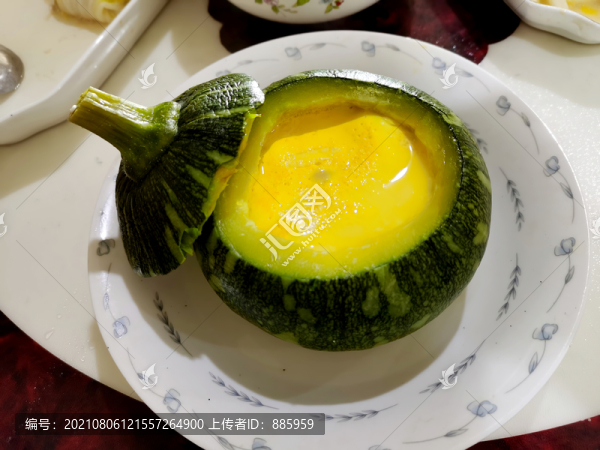 南瓜蒸蛋