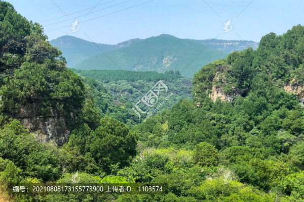 航拍濟(jì)南佛峪