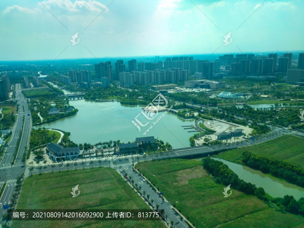 城市上空