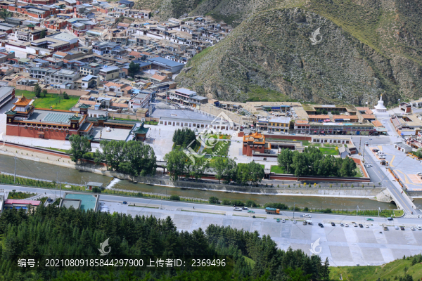 拉卜楞寺全景