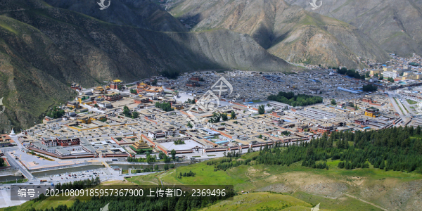 拉卜楞寺全景