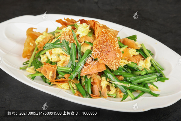 韭菜雞蛋炒燒餅