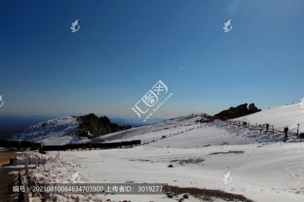長白山雪原