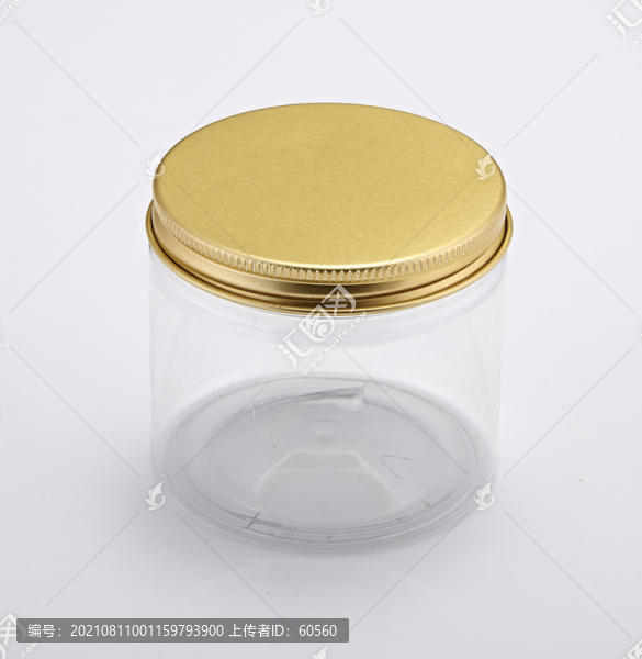 鋁蓋奶茶瓶塑料瓶透明廣口瓶