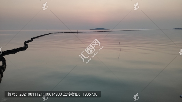 晚霞太湖