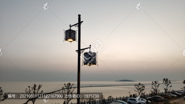 晚霞太湖