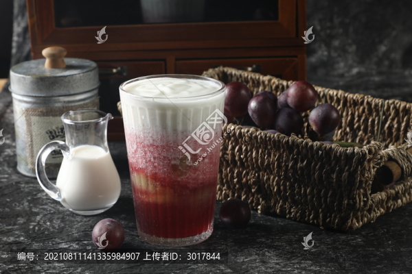 葡萄奶蓋