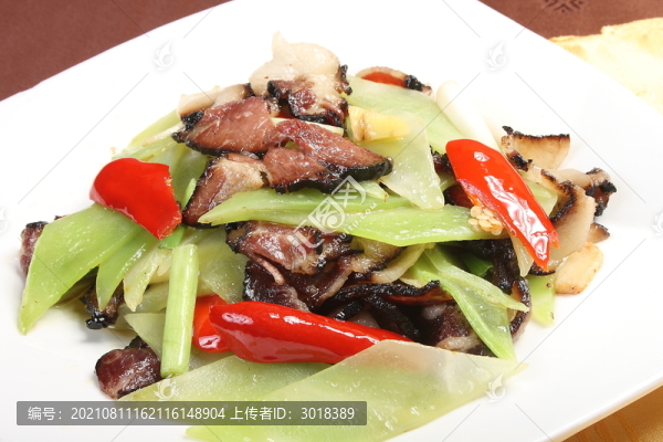 萵筍臘肉