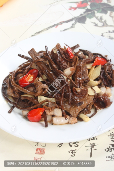 小炒茶樹菇