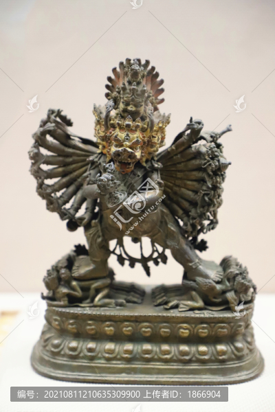 清代大威德金剛像