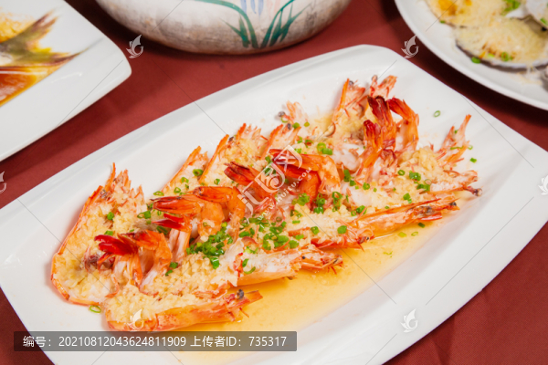 清蒸開邊蝦