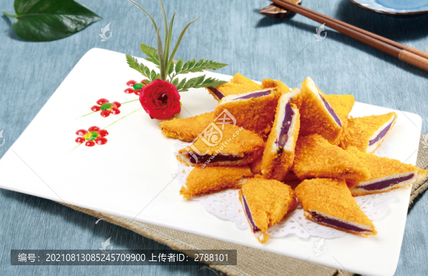 夾沙奶豆腐
