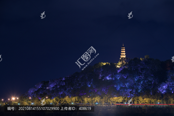 綿陽南山寺夜景