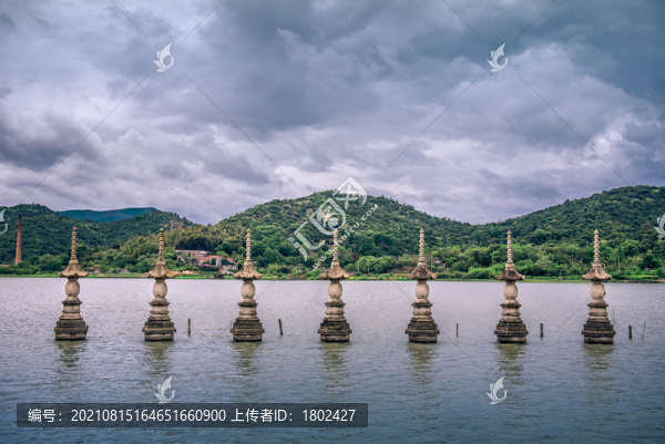 白洋湖七塔