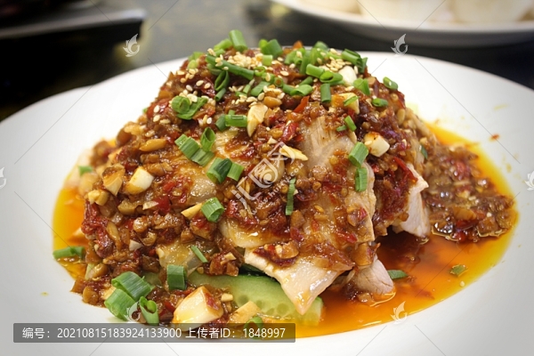 辣醬涼拌五花肉