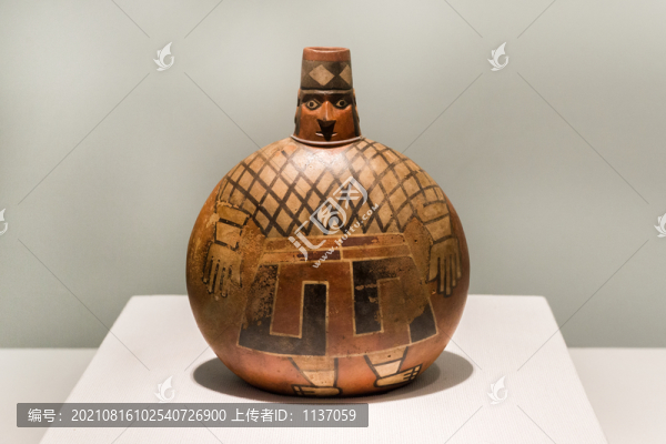 瓦里文化瓦里本土彩陶壺