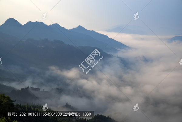 山谷云海