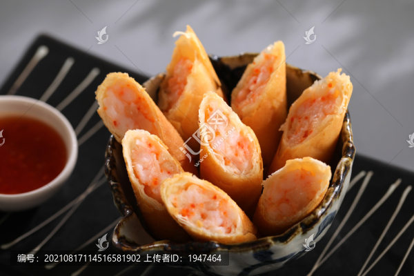 蝦仁春卷