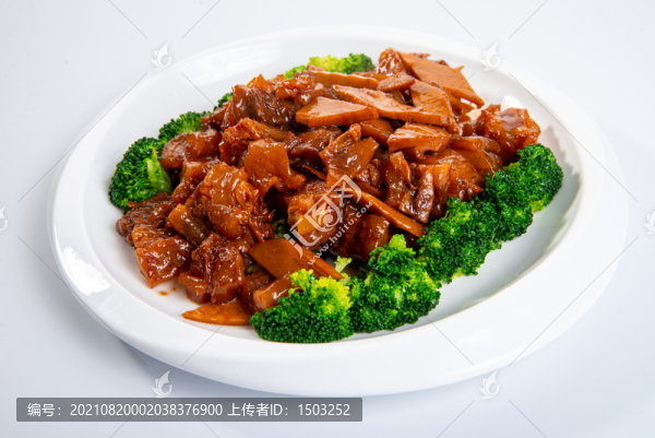 蹄筋燒土豆