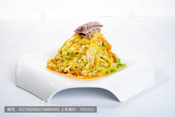 蝦爬子炒大頭菜