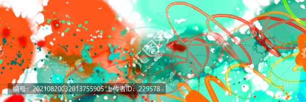 手繪抽象畫