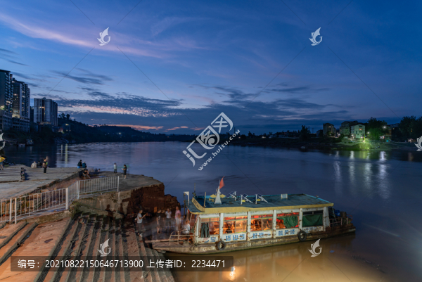 渠江夜渡
