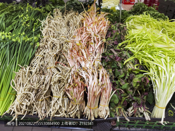 集市蔬菜銷售攤位