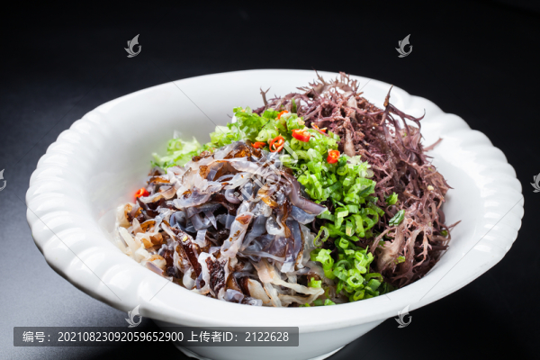 冰藻拌蜇皮